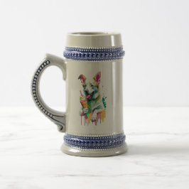 Happy Dog eating an ice-cream Sejdel