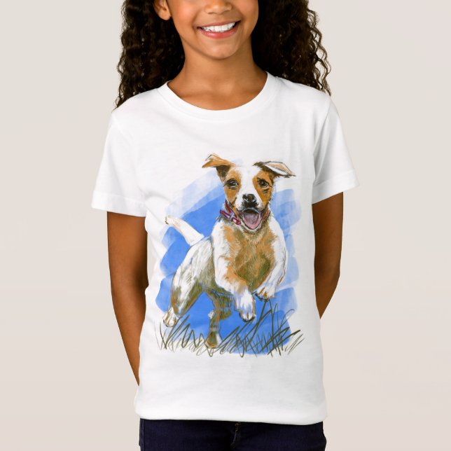 Happy Dog T Shirt (Framsida)