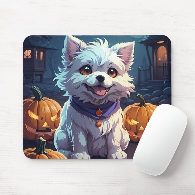 Happy Doggy Halloween Musmatta (Med mus)