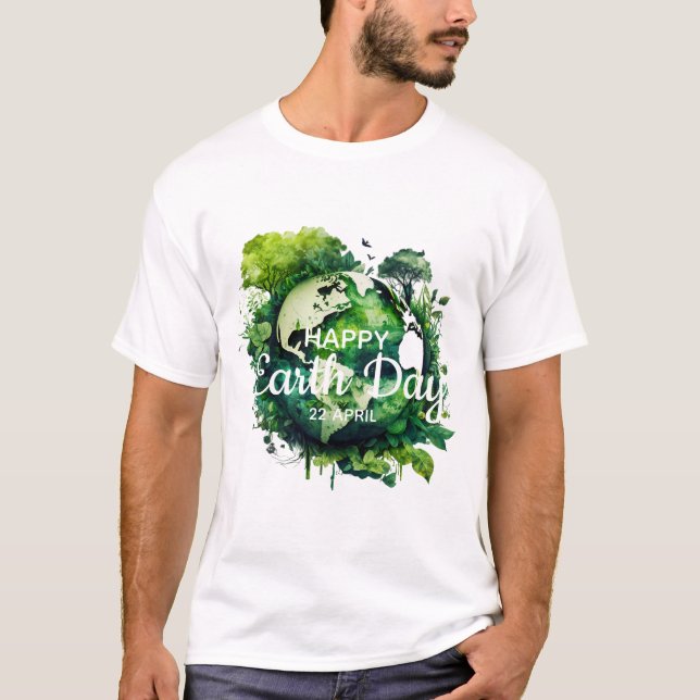 Happy earth day  celebration 2026 t shirt (Framsida)