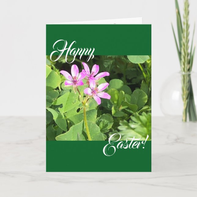 Happy Easter 1 - Folded Greeting Card Kort (Framsida)