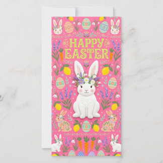 Happy Easter Bunny Card Julkort