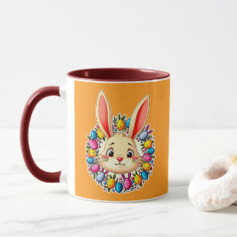Happy Easter Bunny – Colorful Spring Art caneca Mugg