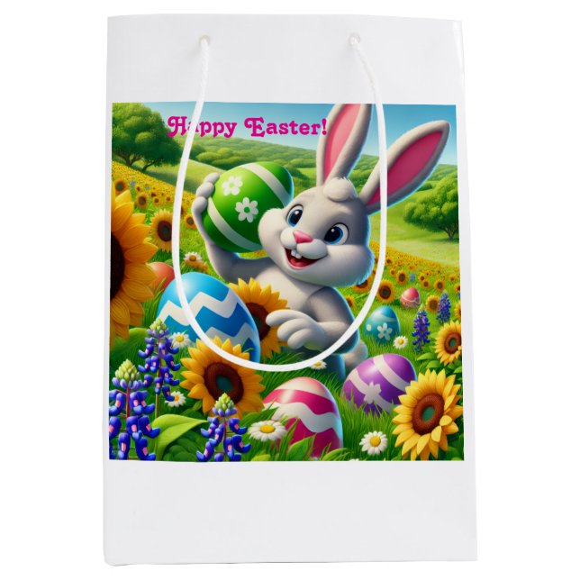 Happy “Easter Bunny” Gift Bag (Framsidan)