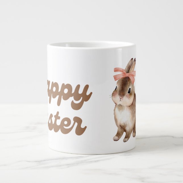 Happy Easter Bunny Mug Jumbo Mugg (Framsidan)
