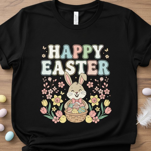  Happy Easter Bunny T-Shirt,Cute Spring Rabbit  T Shirt (Skapare uppladdad)