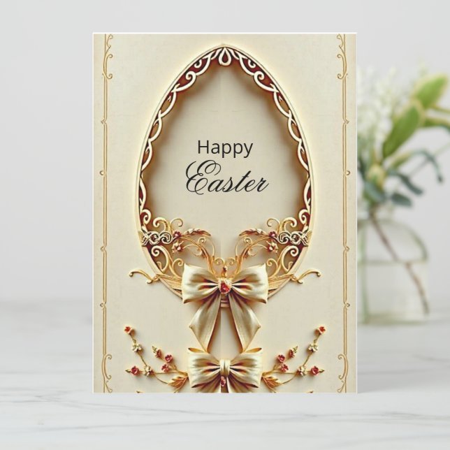 Happy Easter Card (Stående Fram)