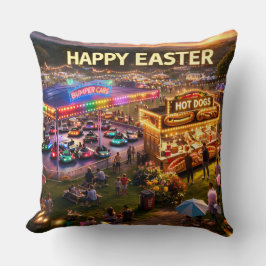 Happy Easter carnival pillow Kudde