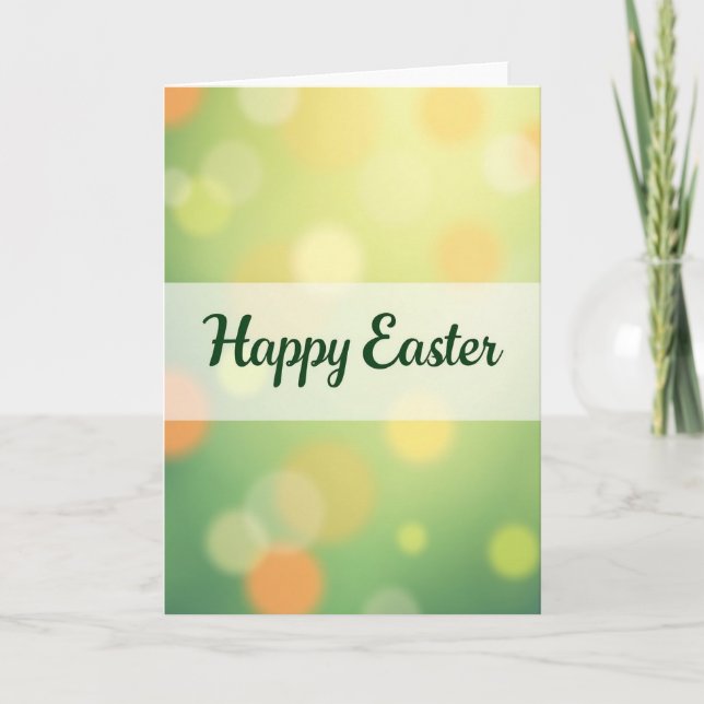 Happy Easter Celebration Card Kort (Framsida)