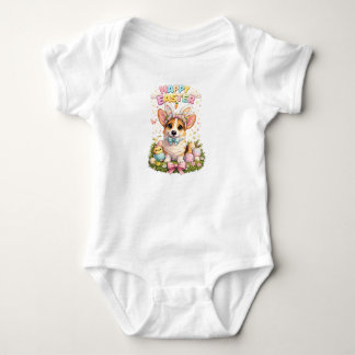 Happy Easter Corgi Shirt – Cute Bunny Ears Dog  T