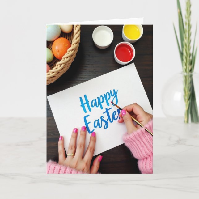 Happy Easter Creation Card Kort (Framsida)