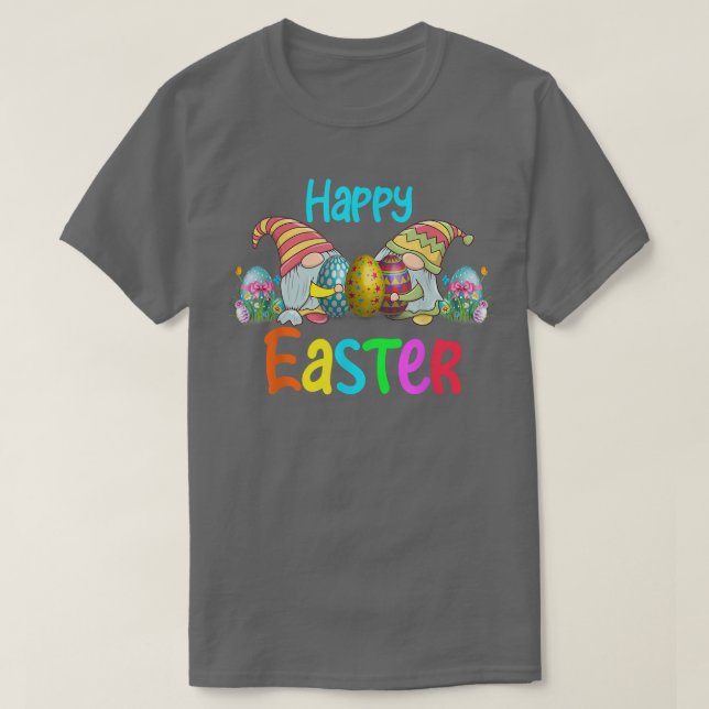 Happy Easter Day 2022  Bunny Gnome Hug Easter Eggs T Shirt (Design framsida)