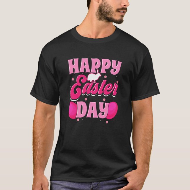 Happy Easter Day Bunny Family Matching T Shirt (Framsida)