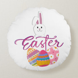 HAPPY EASTER DAY DESIGN RUND KUDDE
