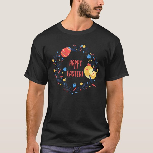 Happy Easter Day Easter Bunny, Happy Spring Holida T Shirt (Framsida)