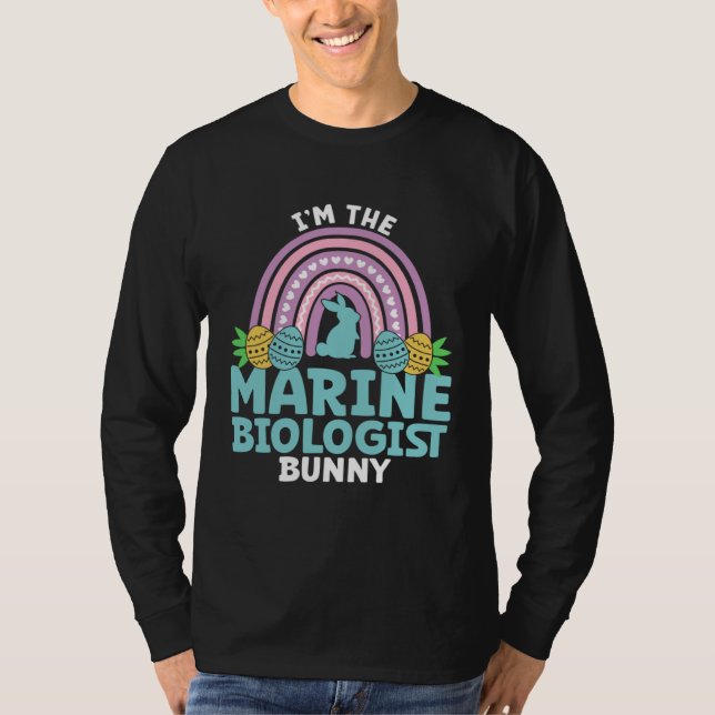 Happy Easter Day I m the Marine Biologist Bunny T Shirt (Framsida)