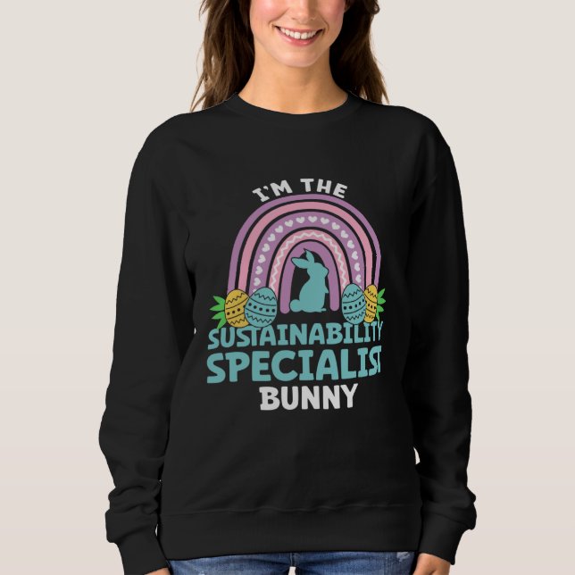 Happy Easter Day I m the Sustainability Specialist T Shirt (Framsida)