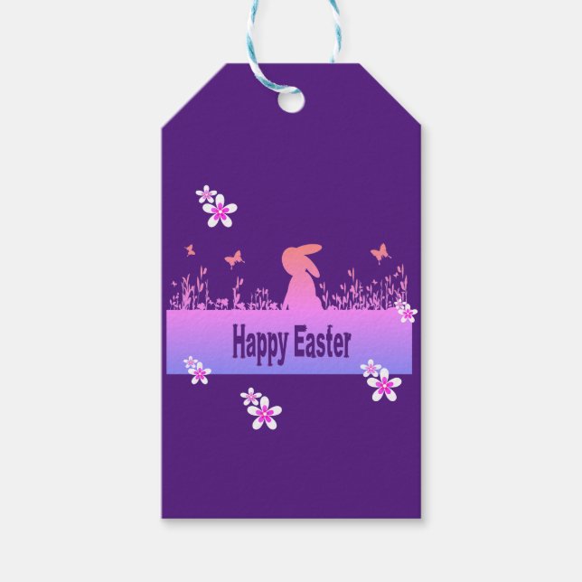 happy Easter,dreamy hare  Presentetikett (Framsidan)