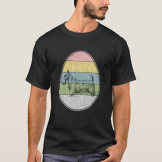 Happy Easter Egg Scottish Terrier Dog Graphic East T Shirt