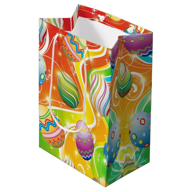 Happy Easter Eggs Festive Pattern (Framsidan Vinklad)