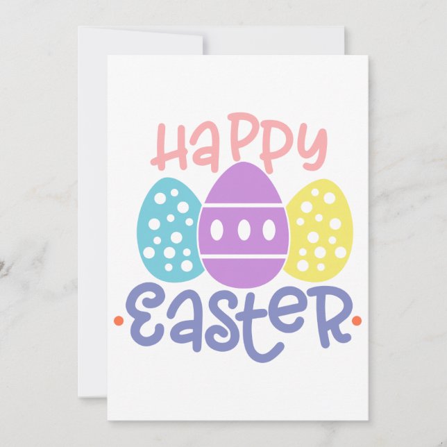 Happy Easter Greeting Card Julkort (Framsida)