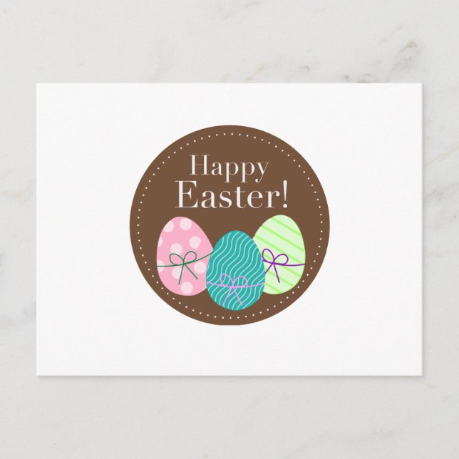 Happy Easter Helg Vykort (Framsida)