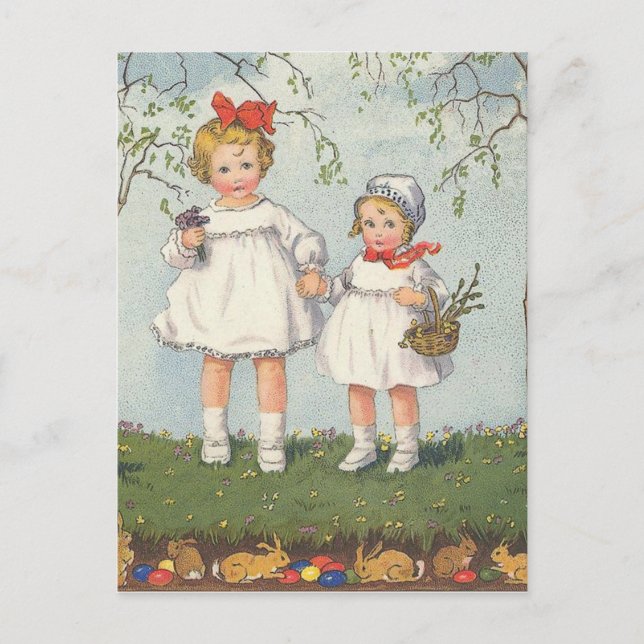 Happy Easter Helg Vykort (Framsida)