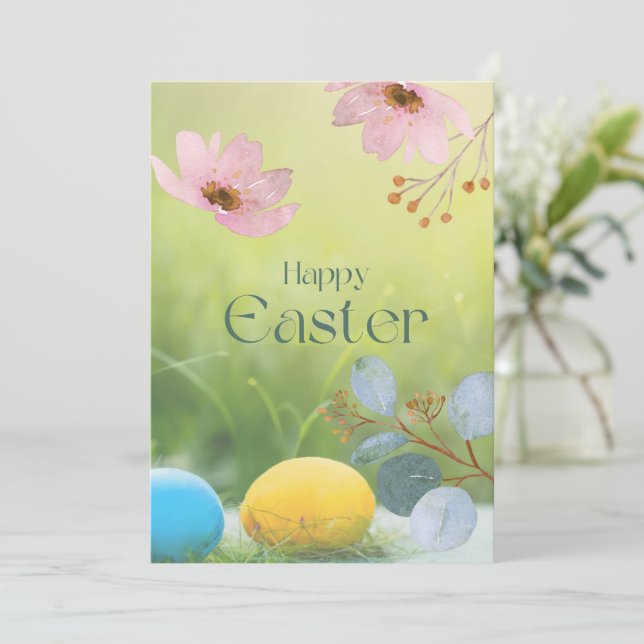 Happy Easter Julkort (Stående Fram)