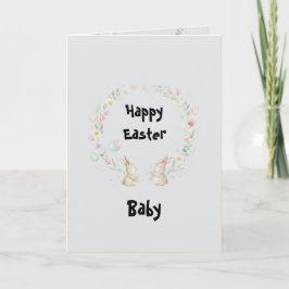 Happy Easter Kids Greeting Card Inbjudan