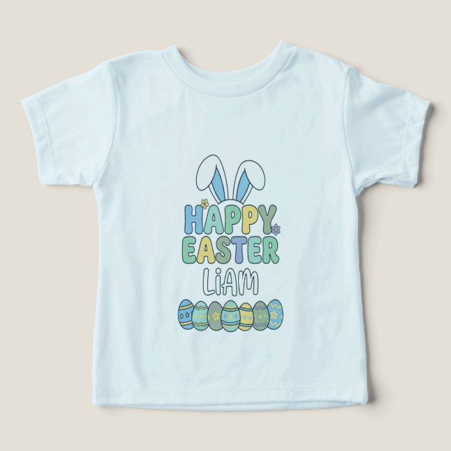 Happy Easter Liam Toddler T-Shirt (Design Framsida)