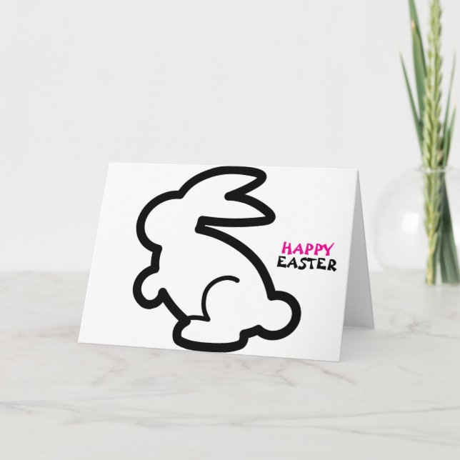 Happy Easter Ostern Kort (Framsida)