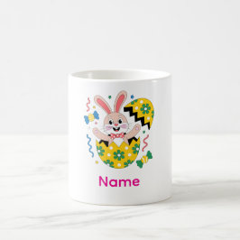 Happy Easter Party Bunny Popping Out  Kaffemugg