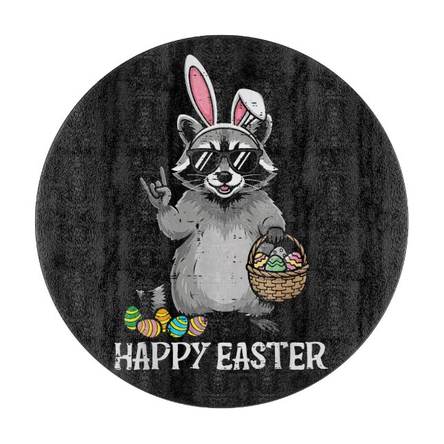 Happy Easter Raccoon Bunny (Framsidan)