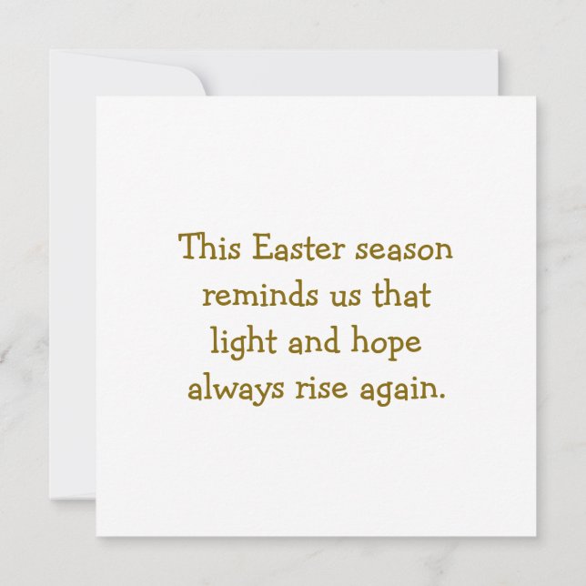 Happy Easter Season Well Wishes Good Friday Messag (Baksida)