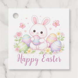 Happy Easter Spring Design - Cute Easter Bunny  Gåvor Etiketter