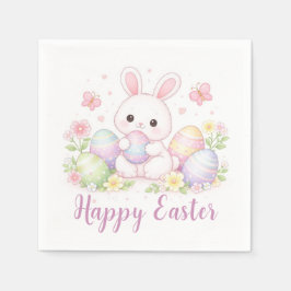 Happy Easter Spring Design - Cute Easter Bunny  Pappersservett