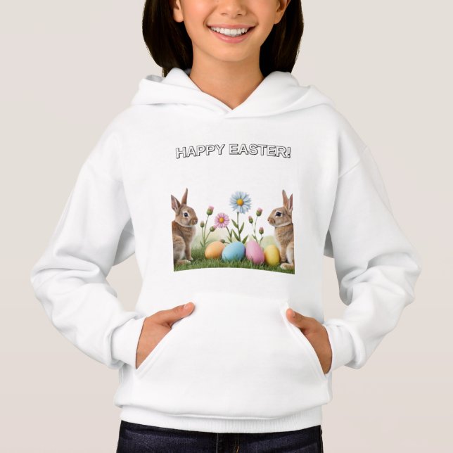 happy easter t shirt (Framsida)