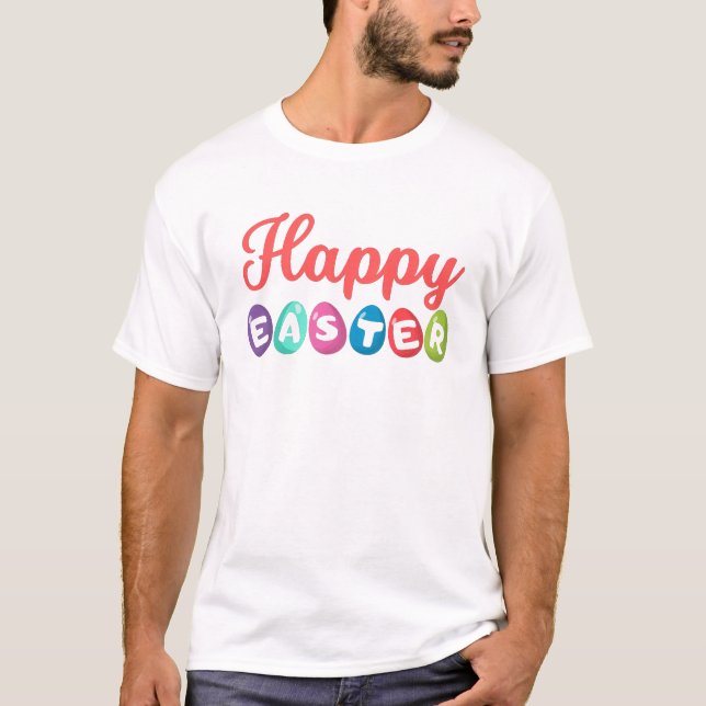 Happy Easter T Shirt (Framsida)