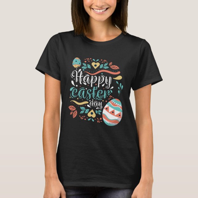 Happy Easter T-Shirt Funny Easter 1 (Framsida)