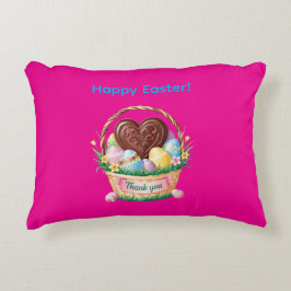 Happy Easter! Thank you! Pillow Prydnadskudde
