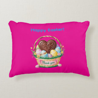 Happy Easter! Thank you! Pillow Prydnadskudde