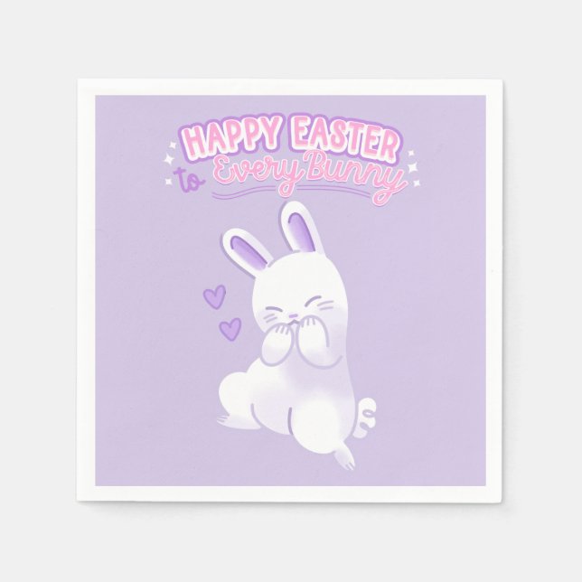 Happy Easter to Every Bunny Pappersservett (Framsidan)