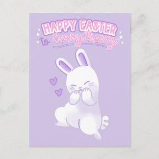 Happy Easter to Every Bunny Vykort