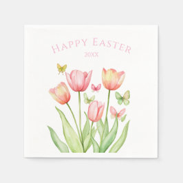 Happy Easter Tulip  Pappersservett