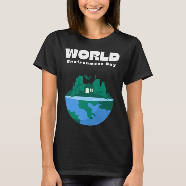 Happy Environment Day Our Planet  1 T Shirt (Framsida)