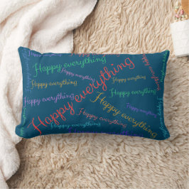 Happy Everything - Buntes Kissen für gute Laune Lumbarkudde