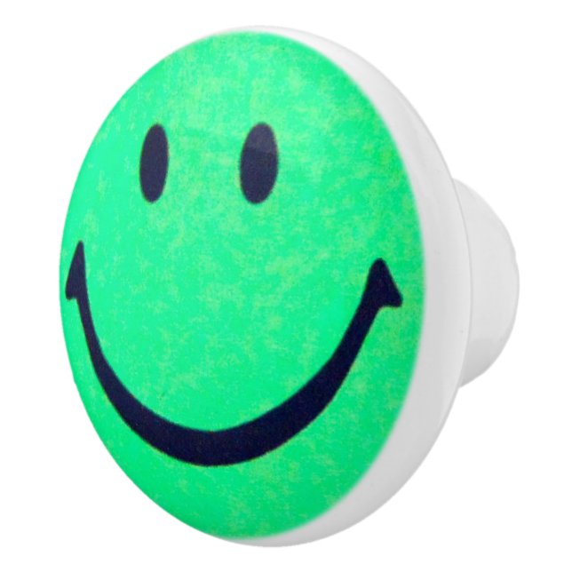 Happy face – Happiness – smiling face Knopp (Höger)