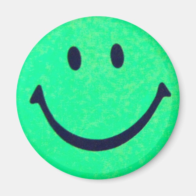 Happy face – Happiness – smiling face Magnet (Framsidan)