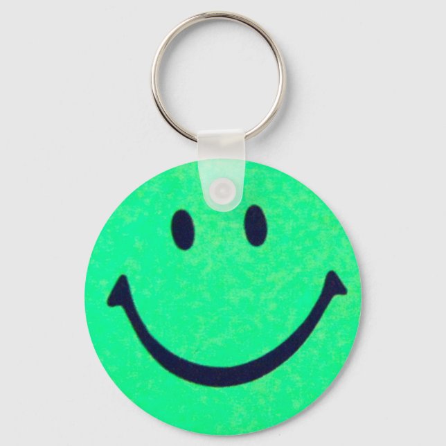Happy face – Happiness – smiling face Nyckelring (Framsida)