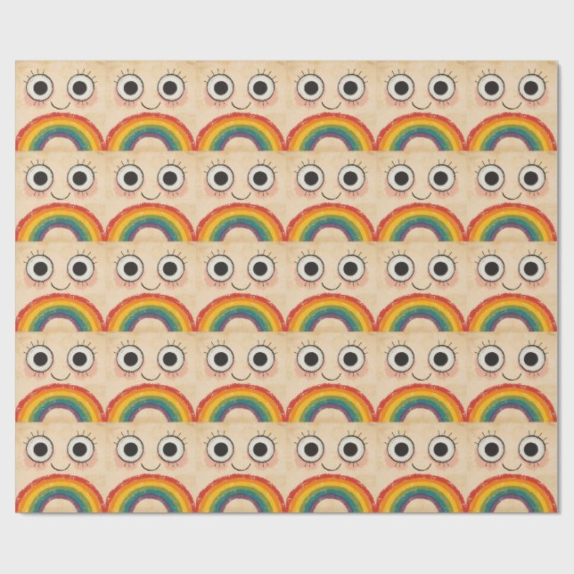 HAPPY FACE RAINBOW PRESENTPAPPER (Platt)